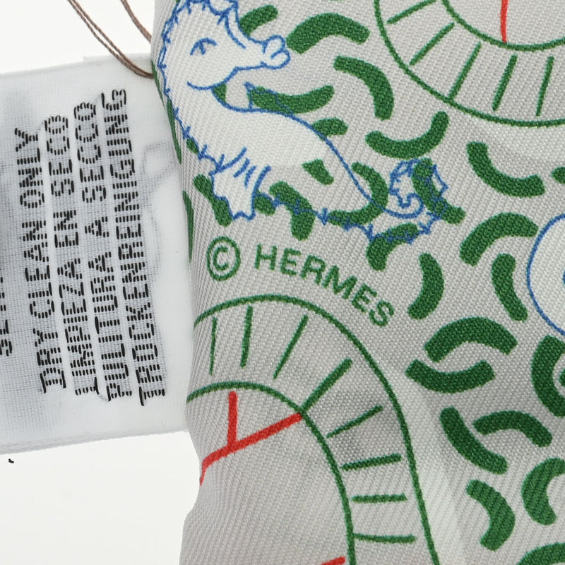 HERMES エルメス ツイリー SPLASH PARK ノワール/ローズ/グリ レディース シルク100％ スカーフ 未使用 銀蔵
