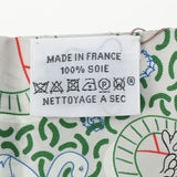 HERMES エルメス ツイリー SPLASH PARK ノワール/ローズ/グリ レディース シルク100％ スカーフ 未使用 銀蔵