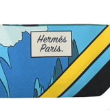 HERMES エルメス ツイリー WOW ブルーアズール/ジョーヌ 063463S レディース シルク100％ スカーフ 未使用 銀蔵
