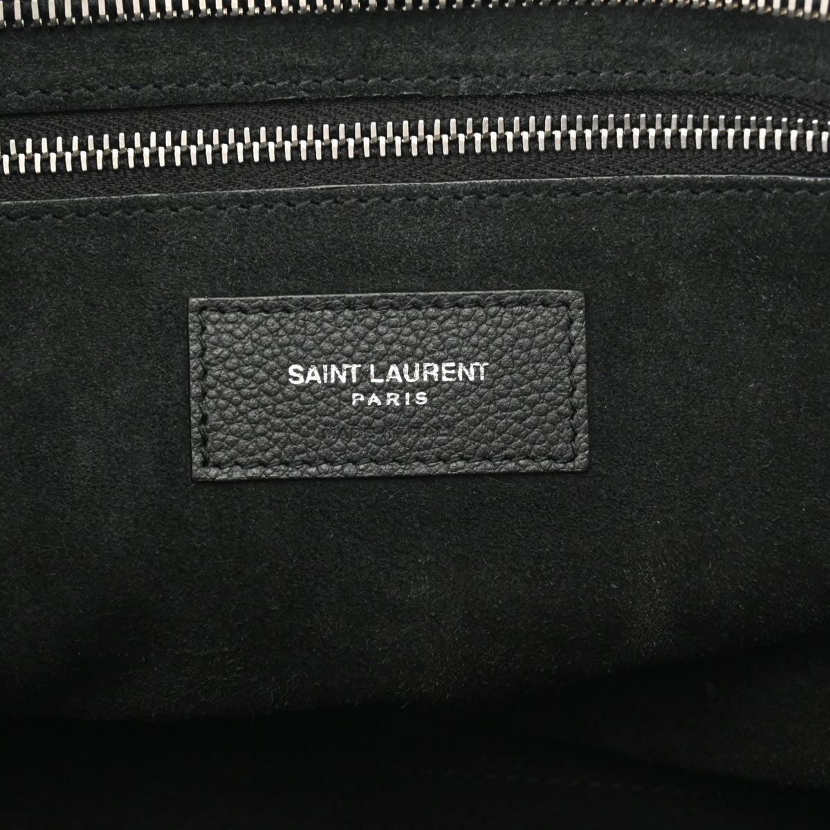 イヴサンローランカバリヴゴーシュ 2WAYバッグ 黒 シルバー金具 レディース レザー ハンドバッグ 620667 YVES SAINT  LAURENT 中古 – 銀蔵オンライン