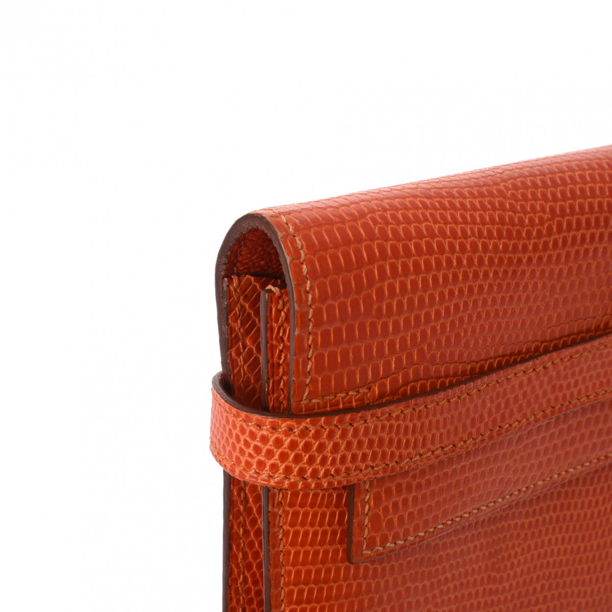 エルメス ケリーウォレット ロング オレンジ □O刻印(2011年頃)刻印