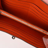 HERMES エルメス ケリーウォレット ロング オレンジ □O刻印(2011年頃) ユニセックス リザード 長財布 Bランク 中古 銀蔵