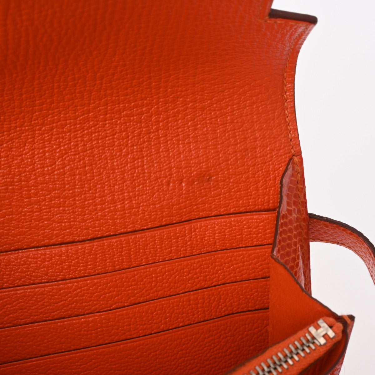 HERMES エルメス　ケリーウォレット　長財布　オレンジ エルメス ケリーウォレット ロング オレンジ □O刻印(2011年頃