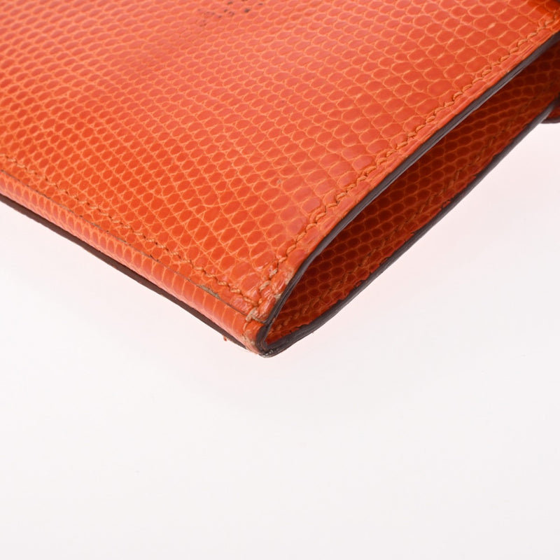 エルメス ケリーウォレット ロング オレンジ □O刻印(2011年頃)刻印