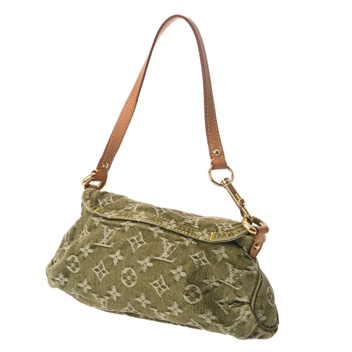 ルイヴィトンミニプリーティ 14146 カーキ レディース モノグラムデニム ハンドバッグ M95217 LOUIS VUITTON 中古 –  銀蔵オンライン