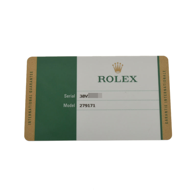 ROLEX ロレックス デイトジャスト 28 10Pダイヤ 279171G レディース RG/SS 腕時計 自動巻き チョコレート文字盤 Aランク 中古 銀蔵