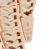 BVLGARI ブルガリ セルペンティ ヴァイパー Sサイズ ゴールド レディース K18ピンクゴールド PG ブレスレット Aランク 中古 銀蔵