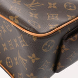 LOUIS VUITTON ルイヴィトン モノグラム ミュルティプリシテ  ブラウン M51162 レディース モノグラムキャンバス ハンドバッグ Bランク 中古 銀蔵