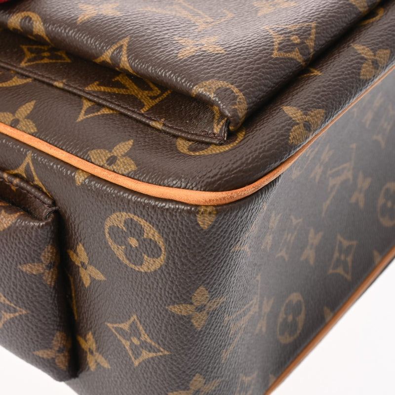 LOUIS VUITTON ルイヴィトン モノグラム ミュルティプリシテ  ブラウン M51162 レディース モノグラムキャンバス ハンドバッグ Bランク 中古 銀蔵