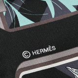 HERMES エルメス ツイリー HERMES STORY ノワール/ローズ/グリ 063875S レディース シルク100％ スカーフ 未使用 銀蔵