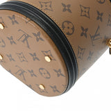 LOUIS VUITTON ルイヴィトン モノグラムリバース カンヌ ブラウン M43986 レディース モノグラムリバースキャンバス 2WAYバッグ ABランク 中古 銀蔵