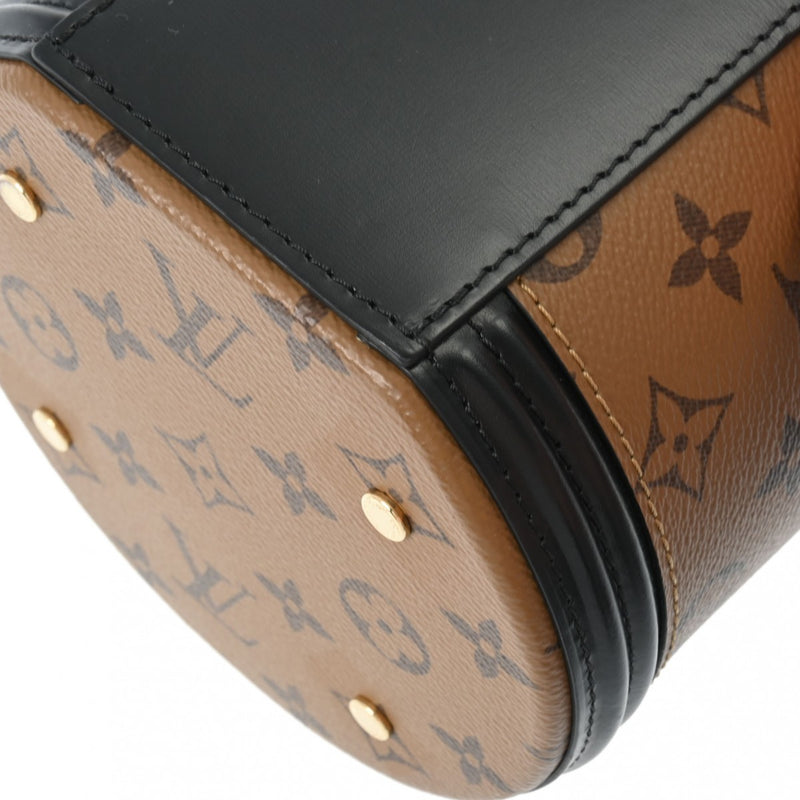 LOUIS VUITTON ルイヴィトン モノグラムリバース カンヌ ブラウン M43986 レディース モノグラムリバースキャンバス 2WAYバッグ ABランク 中古 銀蔵