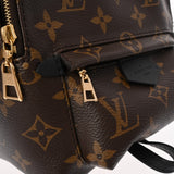 LOUIS VUITTON ルイヴィトン モノグラム パームスプリングス ミニ ブラウン M44873 レディース モノグラムキャンバス リュック・デイパック 新同 中古 銀蔵