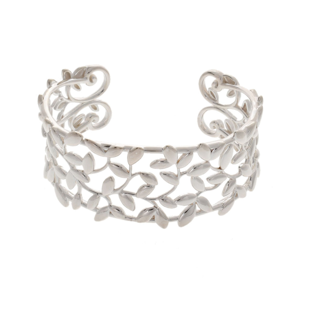 TIFFANY ティファニー シルバー925 オリーブリーフ カフ バングル ティファニーオリーブリーフカフ ナロバングル スモールサイズ 植物