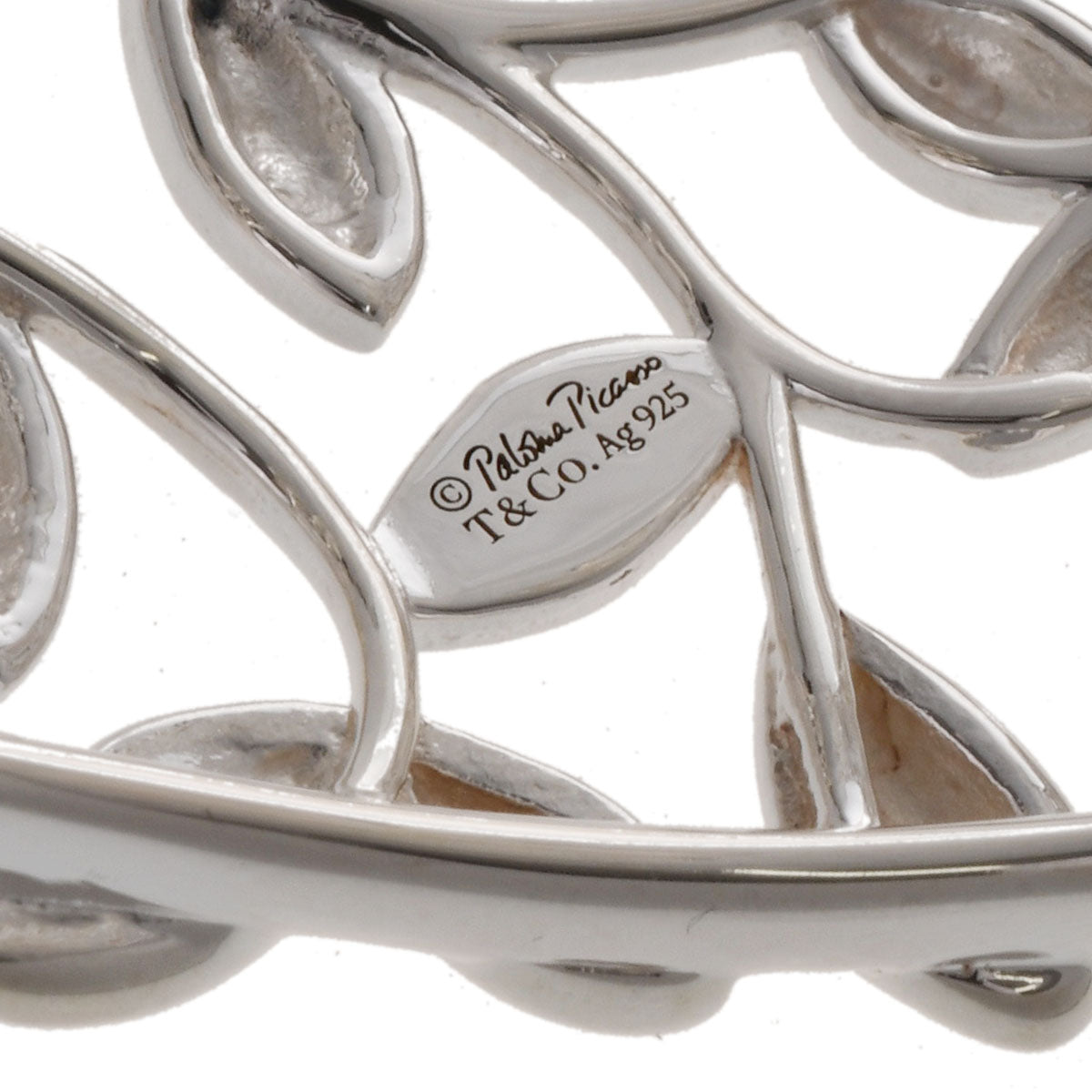 TIFFANY ティファニー シルバー925 オリーブリーフ カフ バングル TIFFANY ティファニー シルバー925 オリーブリーフ カフ バングル