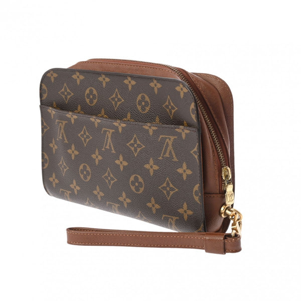 LOUIS VUITTON ルイヴィトン モノグラム オルセー ブラウン M51790 レディース モノグラムキャンバス セカンドバッグ Bランク 中古 銀蔵