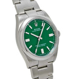 ロレックス オイスターパーペチュアル 36 126000 8桁 ランダム番 グリーン メンズ 腕時計 自動巻き 中古 銀蔵