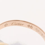 CARTIER カルティエ トリニティ SM パヴェダイヤ スリーカラー #46 7号 レディース K18YG/WG/PG リング・指輪 Aランク 中古 銀蔵