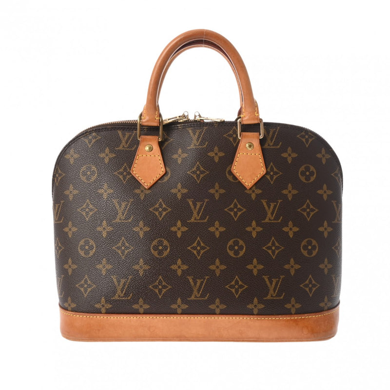 LOUIS VUITTON ルイヴィトン モノグラム アルマ ブラウン M51130 レディース モノグラムキャンバス ハンドバッグ Bランク 中古 銀蔵