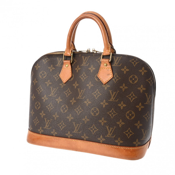 LOUIS VUITTON ルイヴィトン モノグラム アルマ ブラウン M51130 レディース モノグラムキャンバス ハンドバッグ Bランク 中古 銀蔵