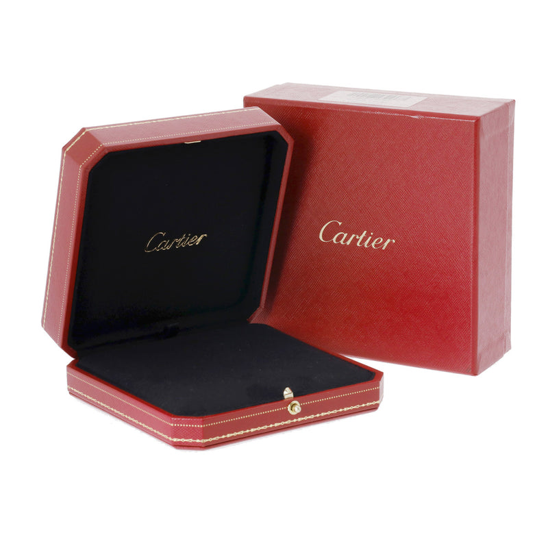 CARTIER カルティエ ラブ ネックレス 3Pダイヤ レディース K18ホワイトゴールド WG ネックレス Aランク 中古 銀蔵