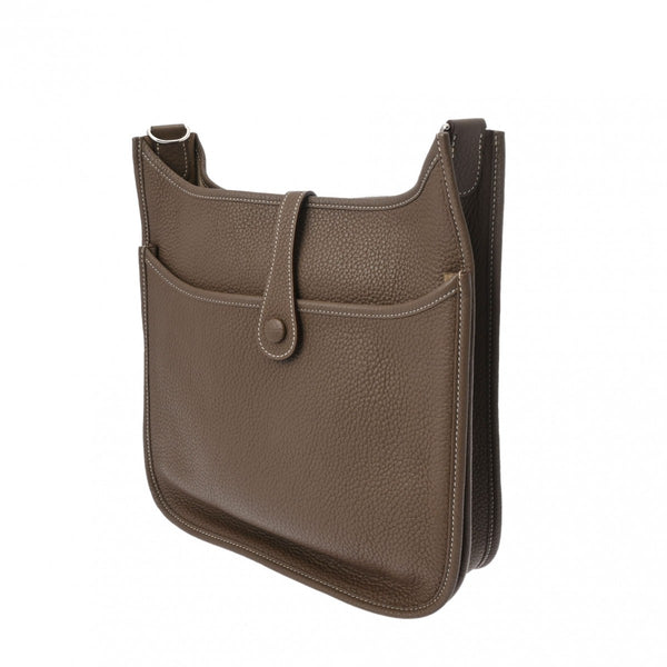HERMES エルメス エブリン エヴリン3 PM エトゥープ □P刻印(2012年頃) ユニセックス トリヨン ショルダーバッグ Bランク 中古 銀蔵