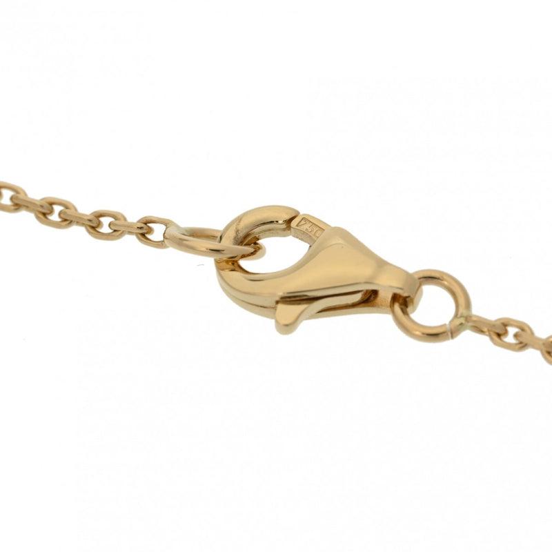 VAN CLEEF & ARPELS ヴァンクリーフ＆アーペル ヴィンテージ アルハンブラ カーネリアン レディース K18イエローゴールド YG ネックレス Aランク 中古 銀蔵