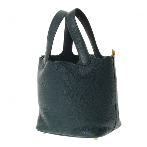 HERMES エルメス ピコタン ロック PM ヴェールシプレス Z刻印(2021年頃) レディース トリヨンクレマンス ハンドバッグ Aランク 中古 銀蔵