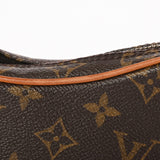 LOUIS VUITTON ルイヴィトン モノグラム ポシェット クロワッサン セミショルダー ブラウン M51510 レディース モノグラムキャンバス ワンショルダーバッグ ABランク 中古 銀蔵