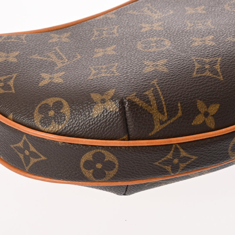 LOUIS VUITTON ルイヴィトン モノグラム ポシェット クロワッサン セミショルダー ブラウン M51510 レディース モノグラムキャンバス ワンショルダーバッグ ABランク 中古 銀蔵