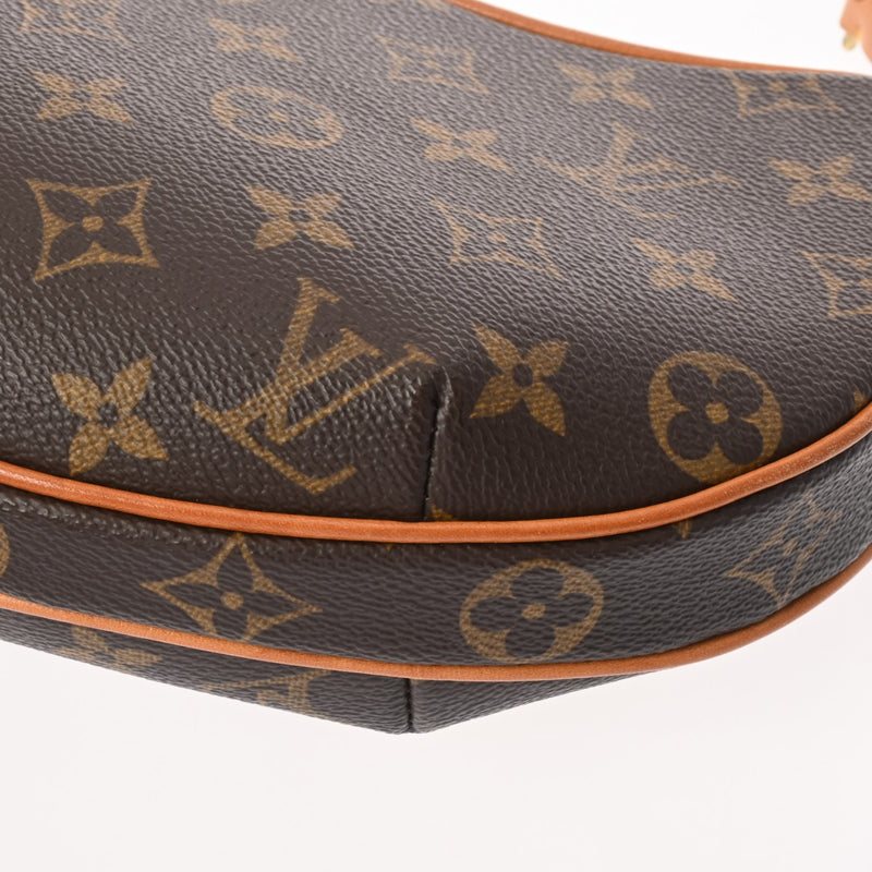 LOUIS VUITTON ルイヴィトン モノグラム ポシェット クロワッサン セミショルダー ブラウン M51510 レディース モノグラムキャンバス ワンショルダーバッグ ABランク 中古 銀蔵