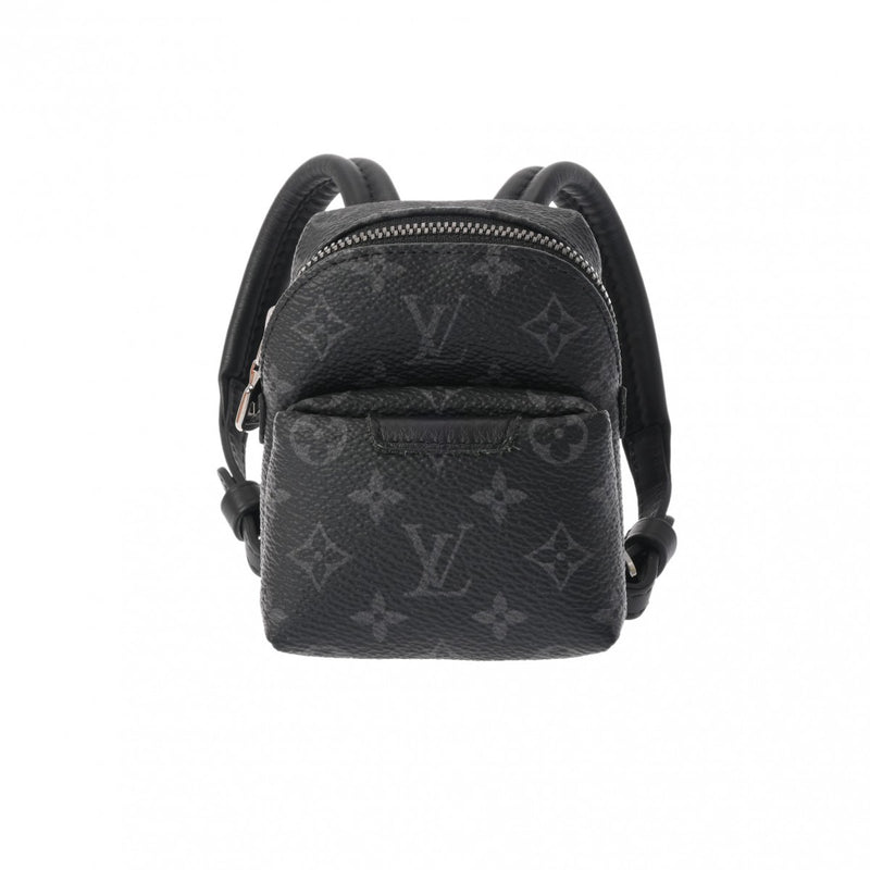 LOUIS VUITTON ルイヴィトン モノグラムエクリプス ビジューサック バックパック バッグチャーム ブラック レディース モノグラムキャンバス キーホルダー 未使用 銀蔵