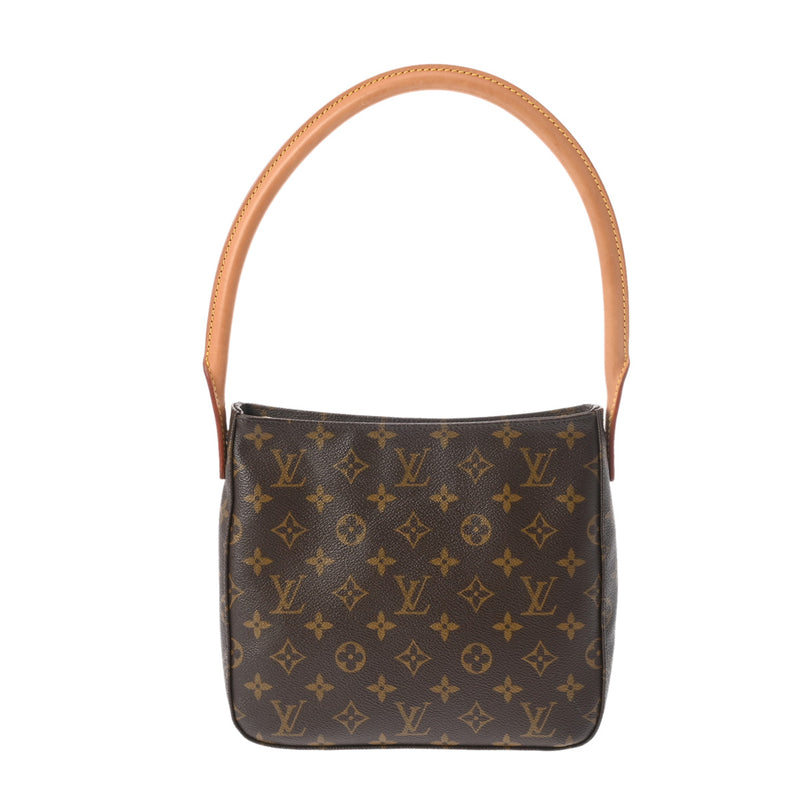 LOUIS VUITTON ルイヴィトン モノグラム ルーピング MM  ブラウン M51146 レディース モノグラムキャンバス セミショルダーバッグ ABランク 中古 銀蔵