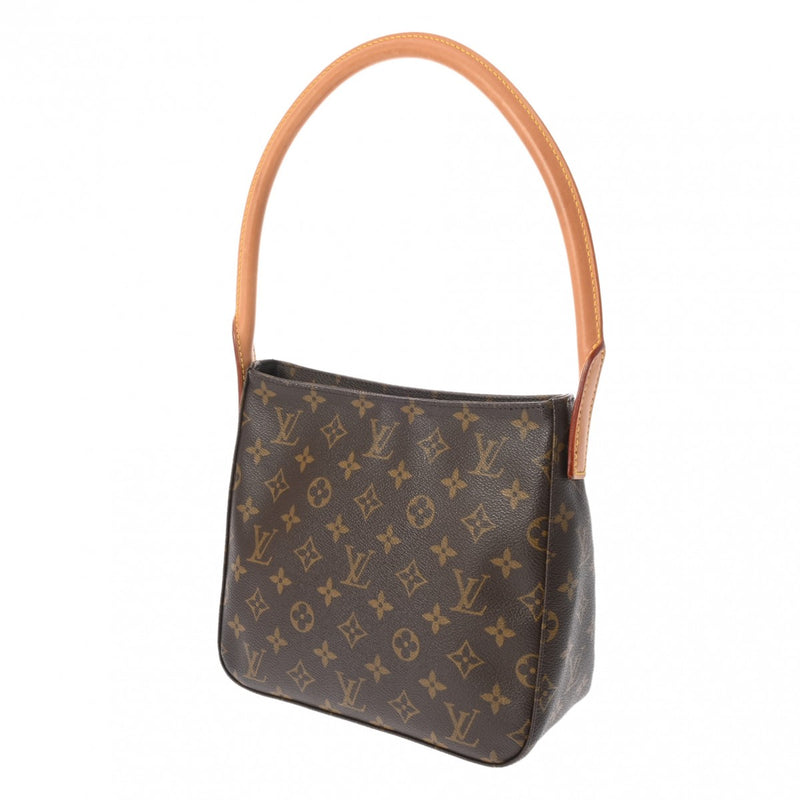 LOUIS VUITTON ルイヴィトン モノグラム ルーピング MM  ブラウン M51146 レディース モノグラムキャンバス セミショルダーバッグ ABランク 中古 銀蔵