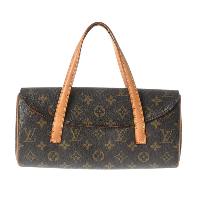 LOUIS VUITTON ルイヴィトン モノグラム ソナチネ  ブラウン M51902 レディース モノグラムキャンバス ハンドバッグ Bランク 中古 銀蔵