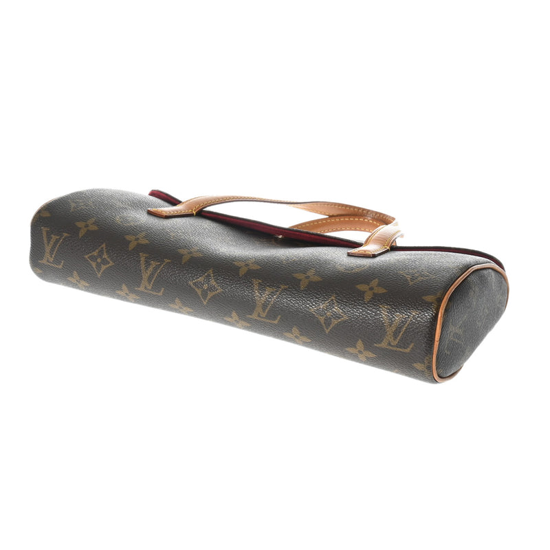 LOUIS VUITTON ルイヴィトン モノグラム ソナチネ  ブラウン M51902 レディース モノグラムキャンバス ハンドバッグ Bランク 中古 銀蔵