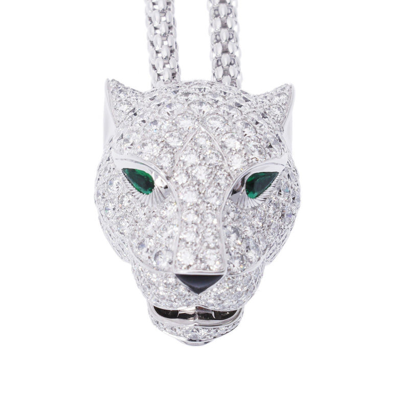 CARTIER カルティエ パンテールドゥ カルティエ #17 レディース K18ホワイトゴールド ブレスレット Aランク 中古 銀蔵