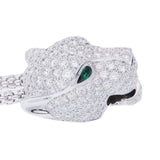 CARTIER カルティエ パンテールドゥ カルティエ #17 レディース K18ホワイトゴールド ブレスレット Aランク 中古 銀蔵