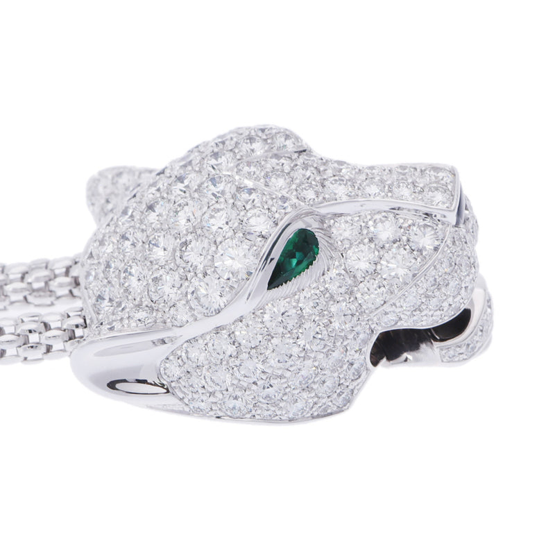 CARTIER カルティエ パンテールドゥ カルティエ #17 レディース K18ホワイトゴールド ブレスレット Aランク 中古 銀蔵