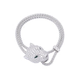 CARTIER カルティエ パンテールドゥ カルティエ #17 レディース K18ホワイトゴールド ブレスレット Aランク 中古 銀蔵