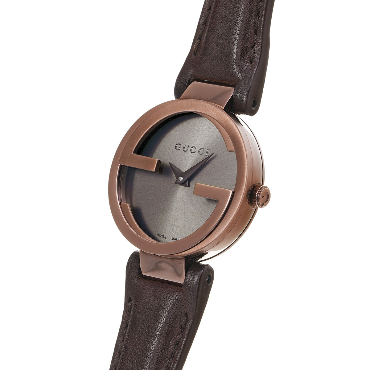 グッチ インターロッキング 腕時計 時計 ステンレススチール 133.5 クオーツ レディース 1年保証 GUCCI  中古 GUCCI - グッチ インターロッキング 腕時計 時計 ステンレススチール