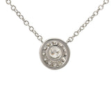 TIFFANY&Co. ティファニー サークレット ダイヤ レディース Pt950プラチナ ネックレス Aランク 中古 銀蔵