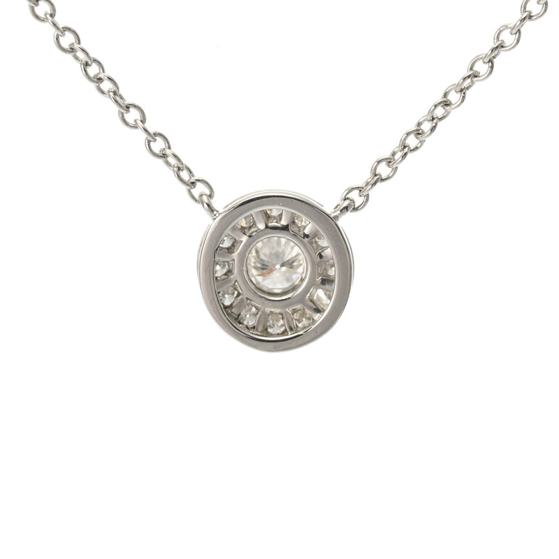 TIFFANY&Co. ティファニー サークレット ダイヤ レディース Pt950プラチナ ネックレス Aランク 中古 銀蔵