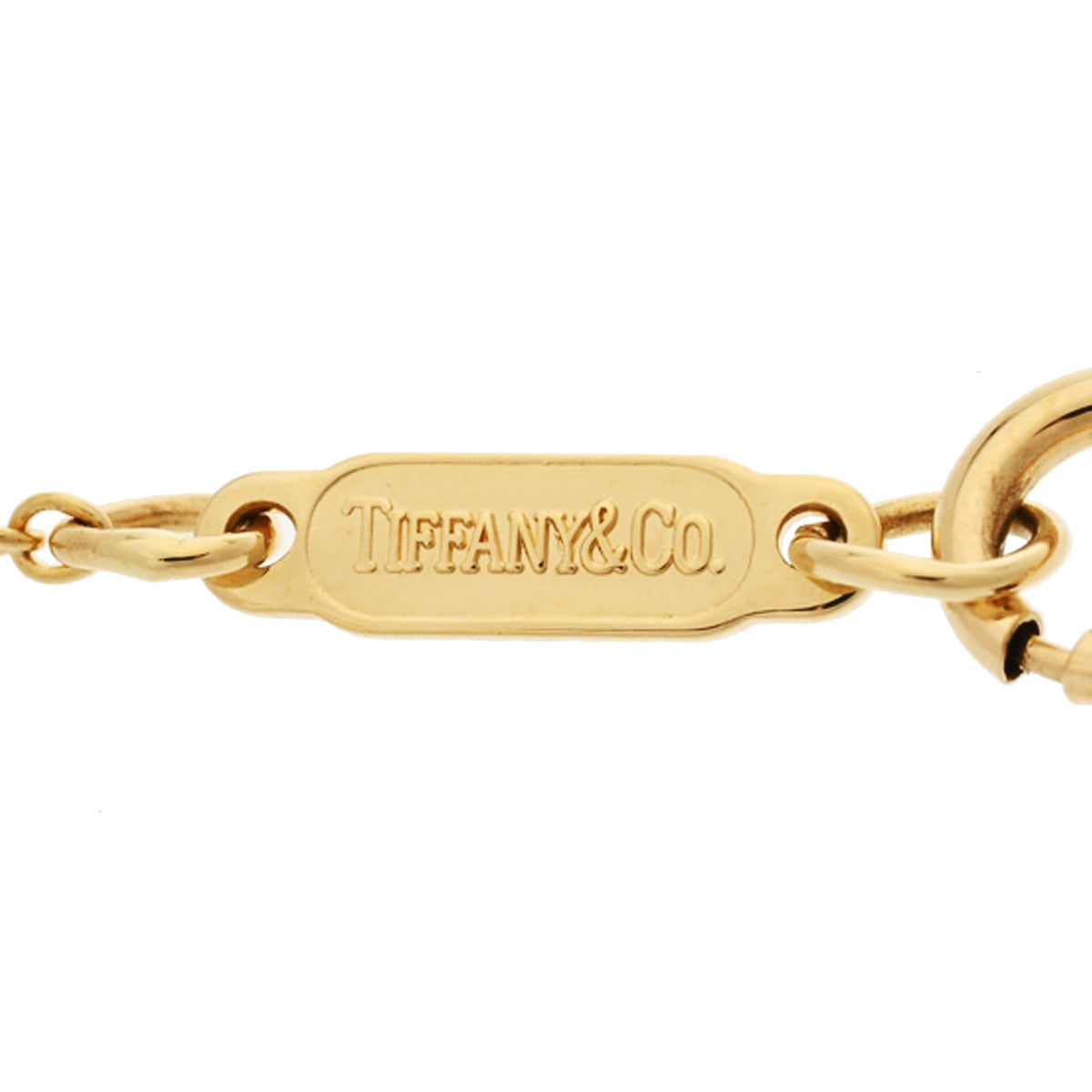 ティファニードッツハート ネックレス 3Pダイヤ レディース K18