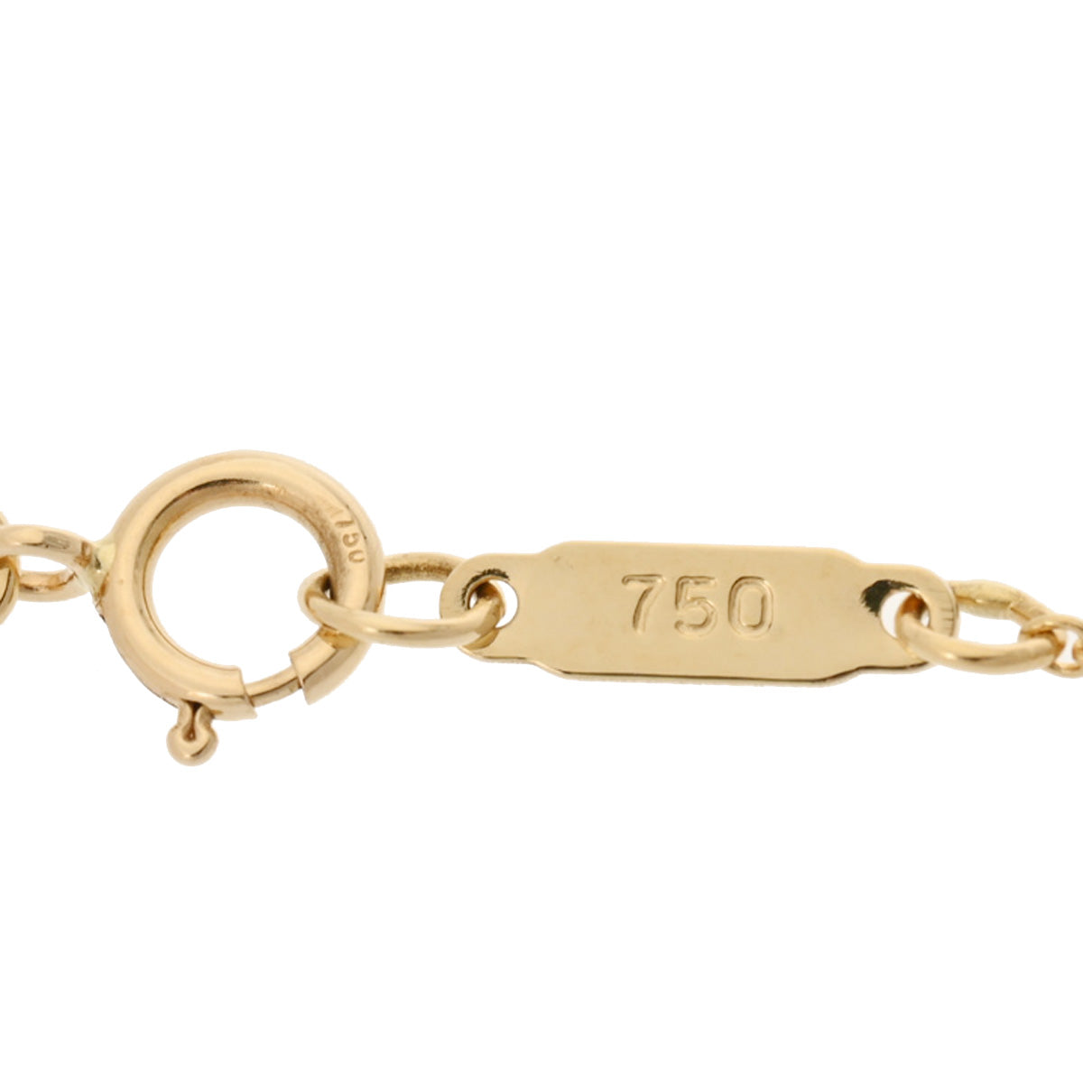 ティファニードッツハート ネックレス 3Pダイヤ レディース K18