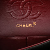 CHANEL シャネル マトラッセ チェーンショルダー 23cm Wフラップ ネイビー A01113 レディース ラムスキン ショルダーバッグ ABランク 中古 銀蔵