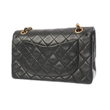 CHANEL シャネル マトラッセ チェーンショルダー 23cm Wフラップ ネイビー A01113 レディース ラムスキン ショルダーバッグ ABランク 中古 銀蔵