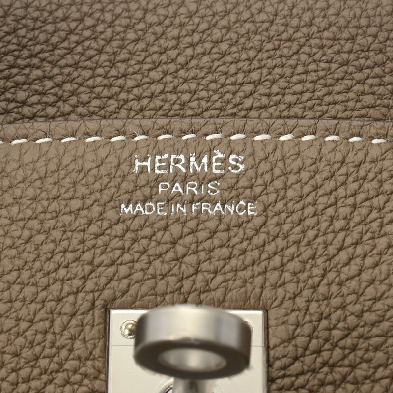 HERMES エルメス バーキン 25 エトゥープ W刻印(2024年頃) レディース トゴ ハンドバッグ 新品 銀蔵