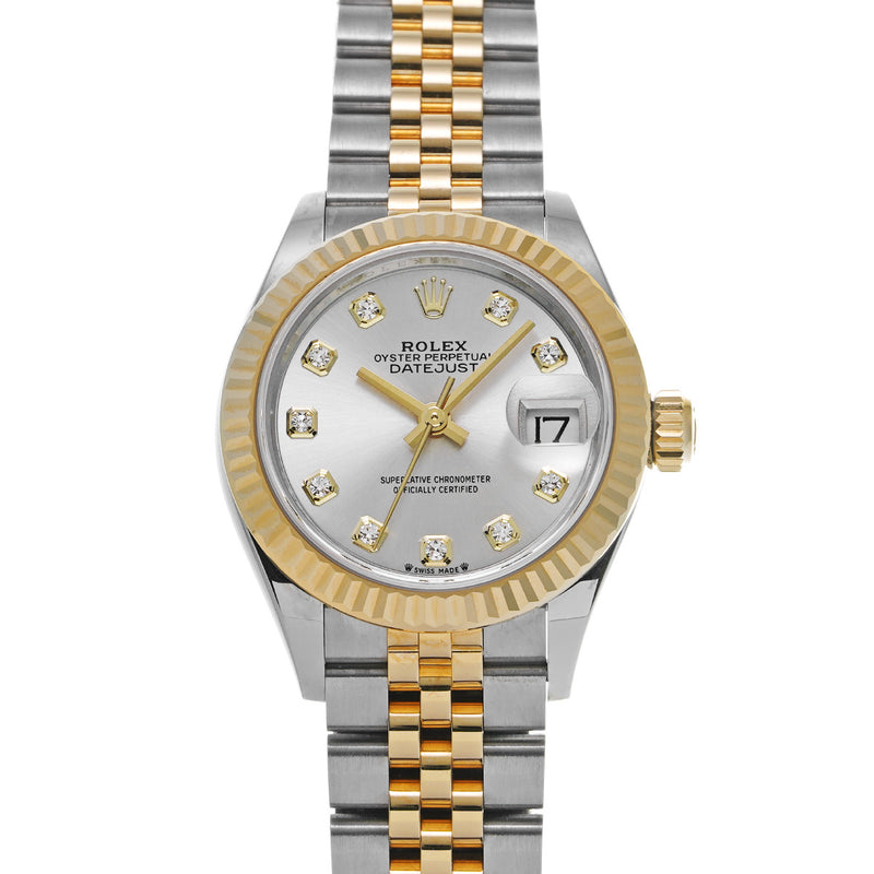 ロレックス デイトジャスト 10Pダイヤ 279173G 8桁ランダム番 シルバー/ダイヤモンド レディース 腕時計 自動巻き 銀蔵