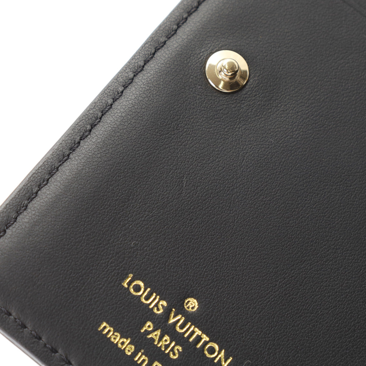 ルイヴィトンポルトフォイユルー ノワール レディース 二つ折り財布 M81599 LOUIS VUITTON 中古 – 銀蔵オンライン